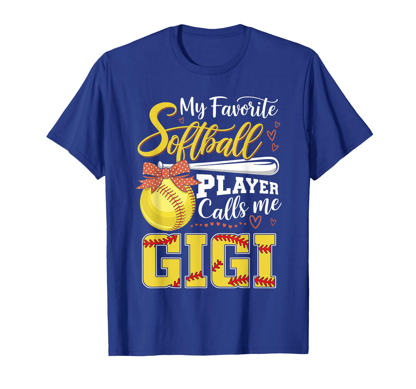 My Favorite Softball Player Calls Me Gigi Tee Mothers Day T-Shirt
