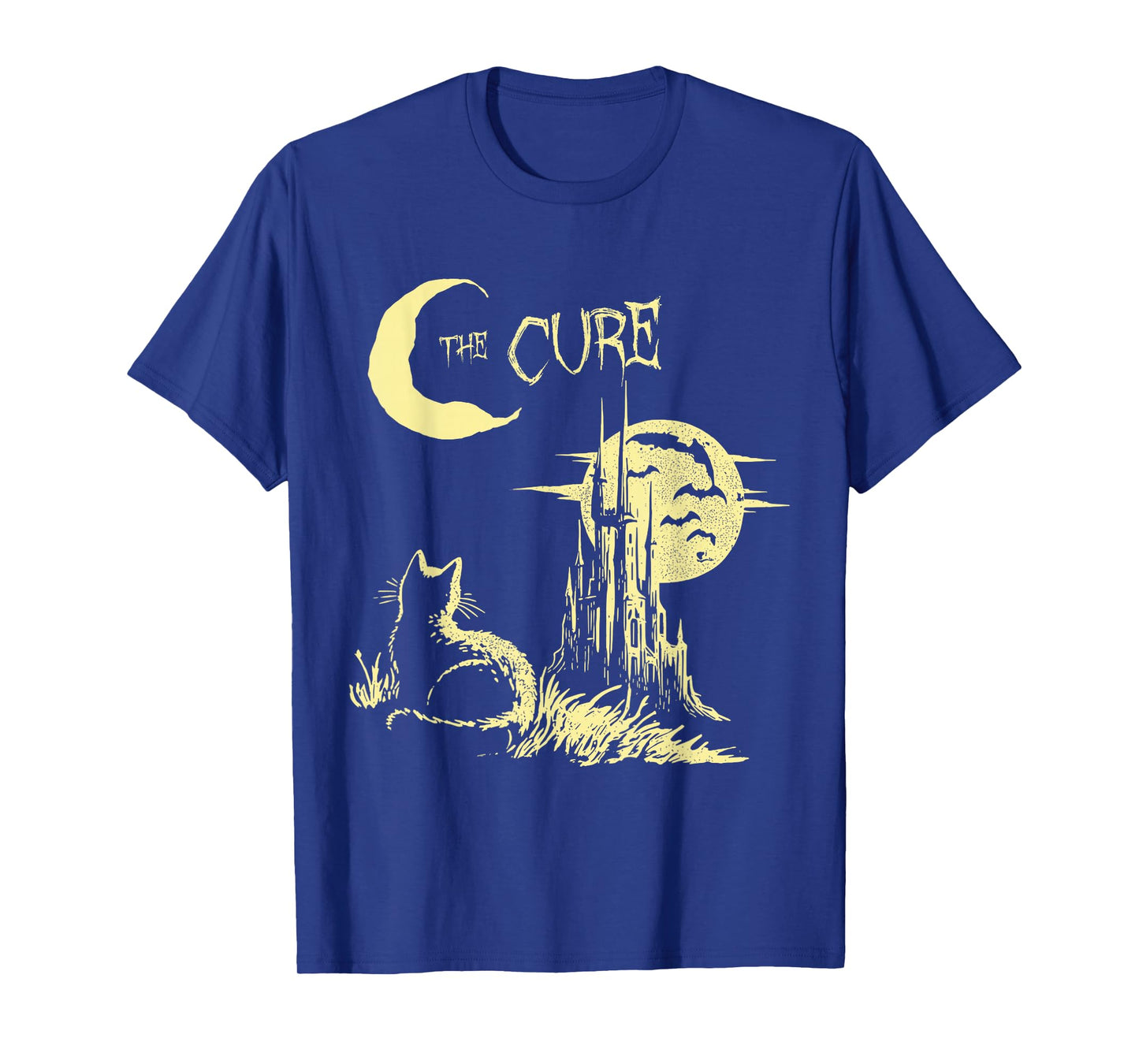 Retro The Cure Cat Gothic Cat Lover Men Women Kids T-Shirt