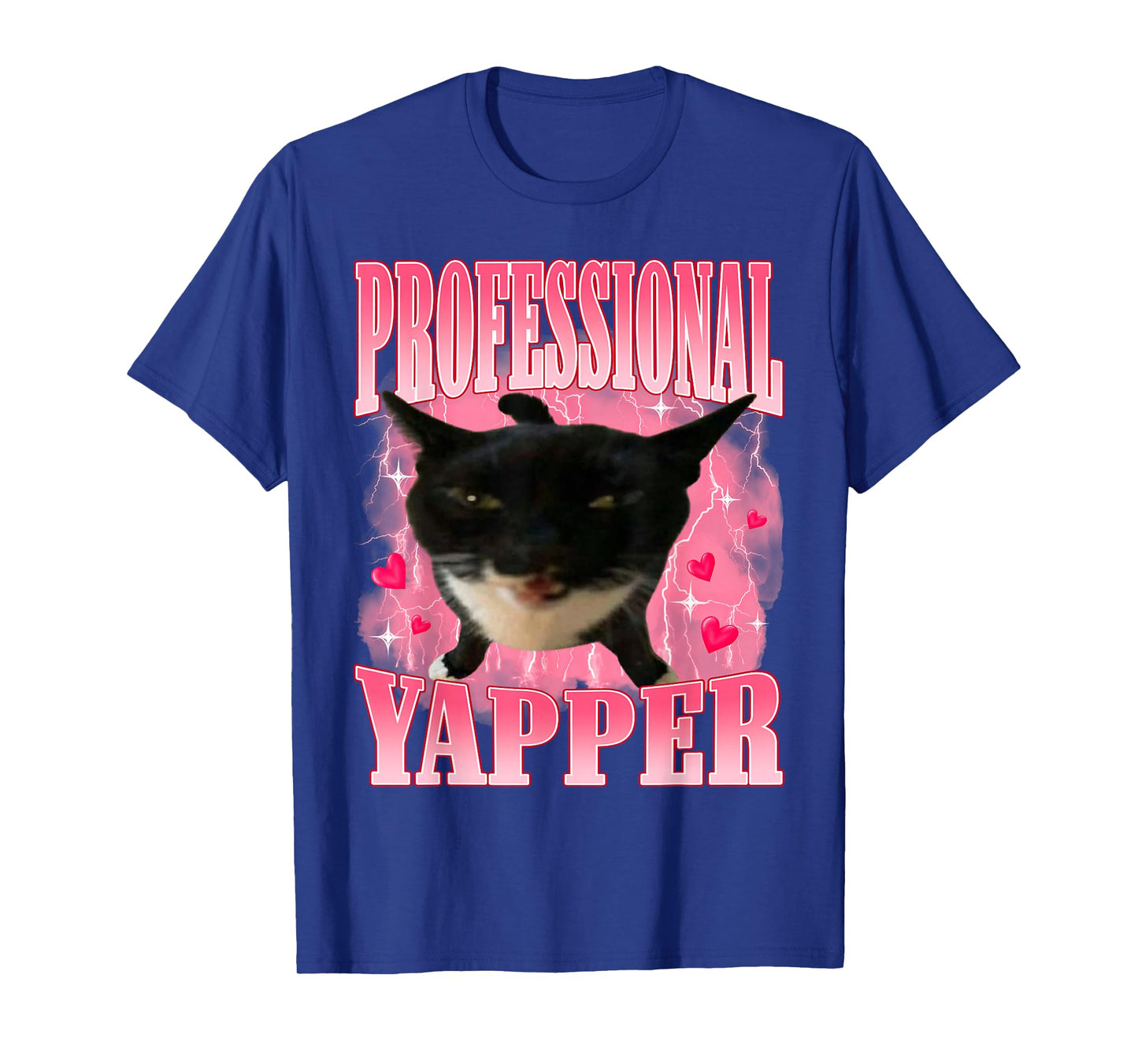 Professional Yapper Cat Funny Oddly Specific Dank Meme T-Shirt