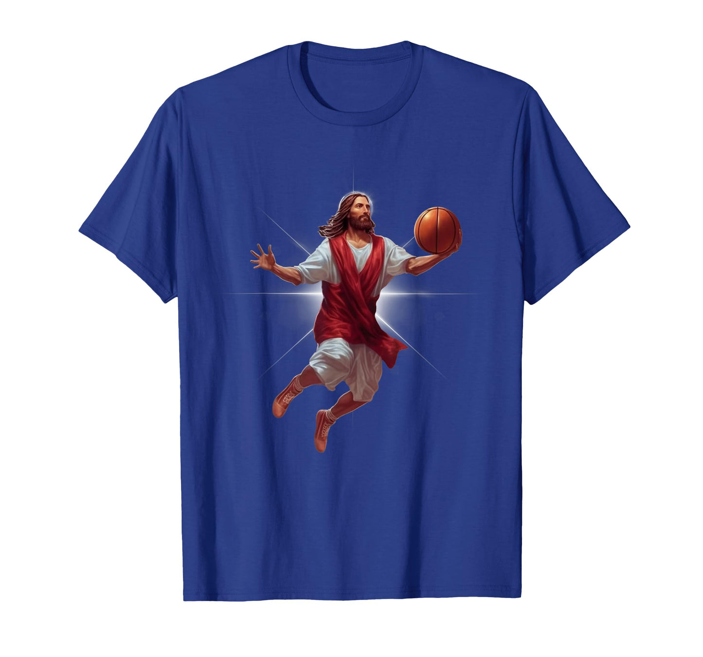 Not Today Satan Jesus Funny Slam Holy Dunk Basketball T-Shirt