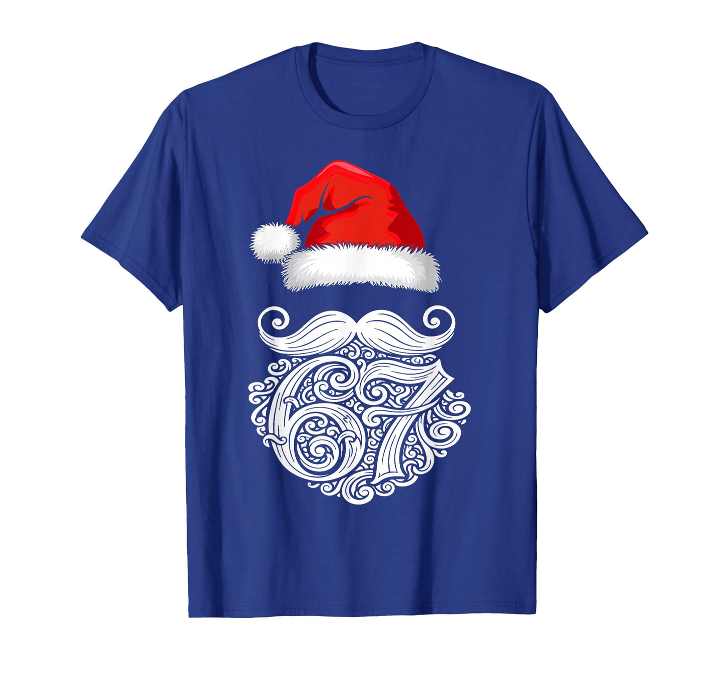 6 7 Christmas 67 Santa Six Seven Christmas Boys Teens 6/7 T-Shirt