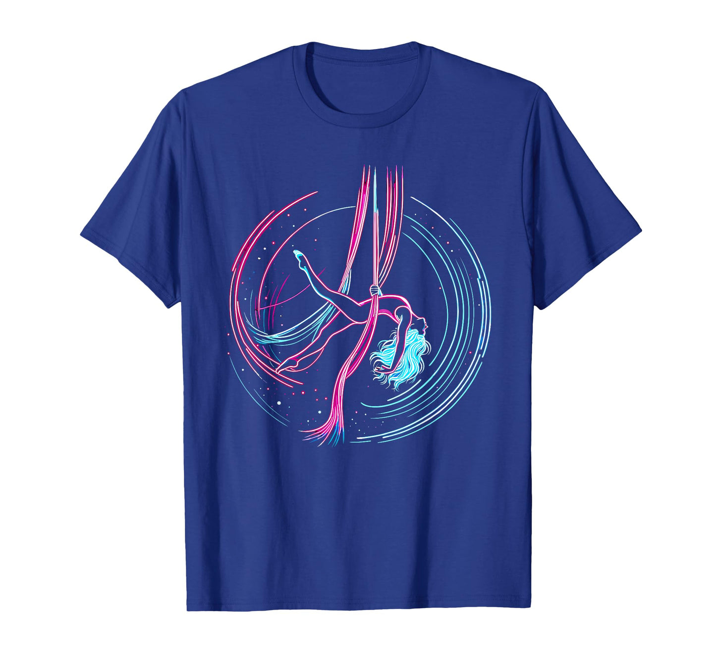 Aerial Yoga Gift For An Aerialist Unisex-Adult Yoga T-Shirt Black Short Sleeve Small