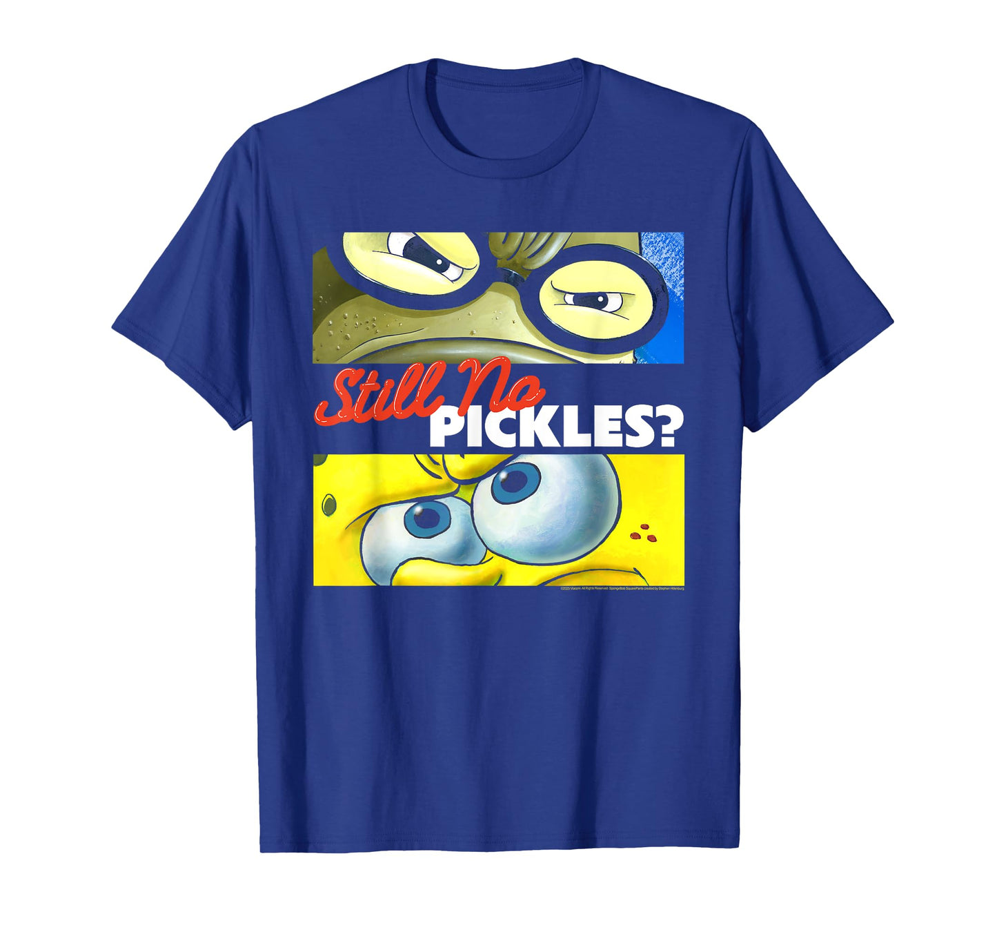 SpongeBob SquarePants Still No Pickles? Bubble Bass Cartoon T-Shirt