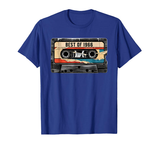 Best of 1966 Funny Vintage 60th Birthday Gift for Men Women T-Shirt