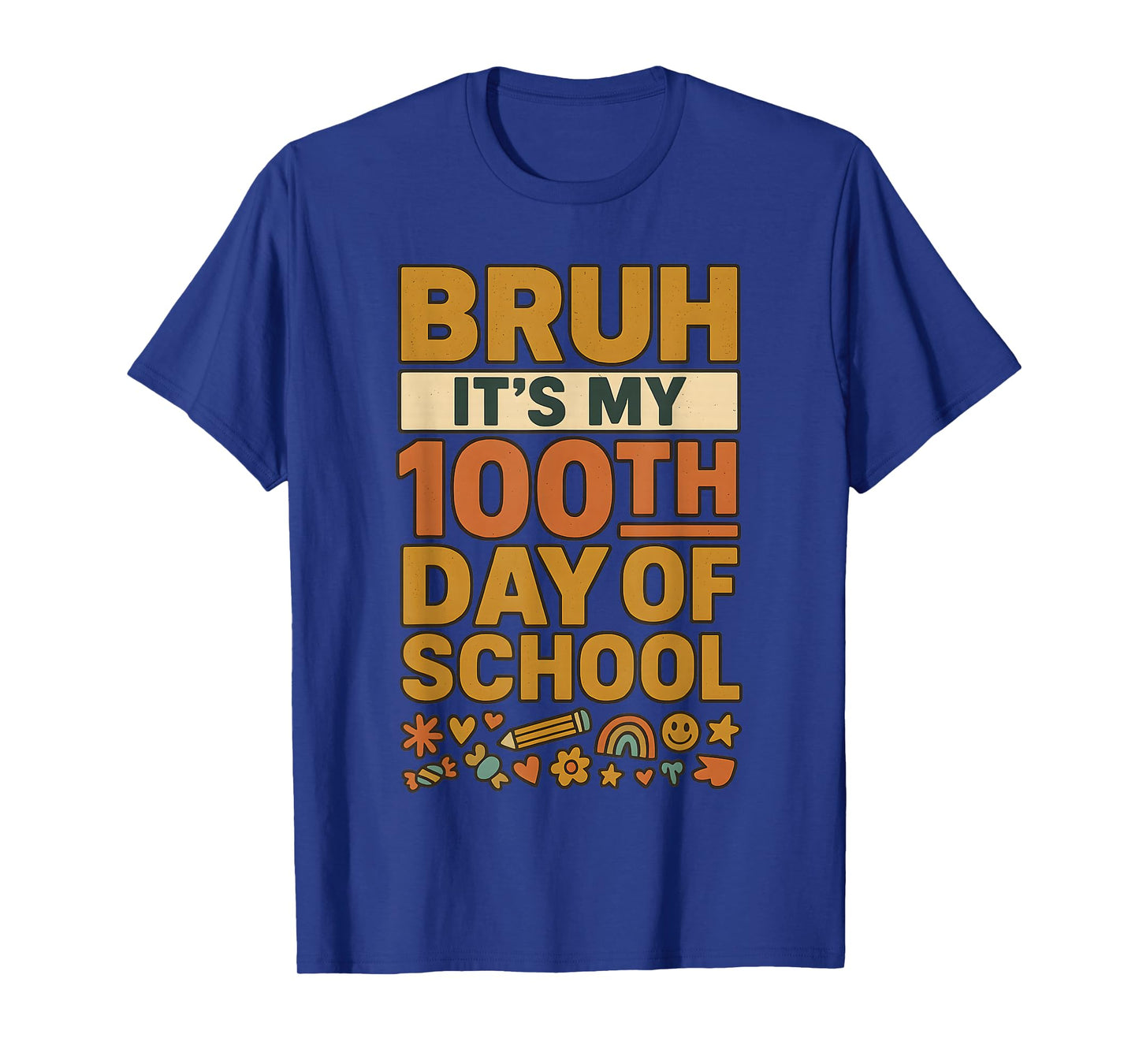 Cute First 100 Days of School Kindergarten Teacher Preschool T-Shirt