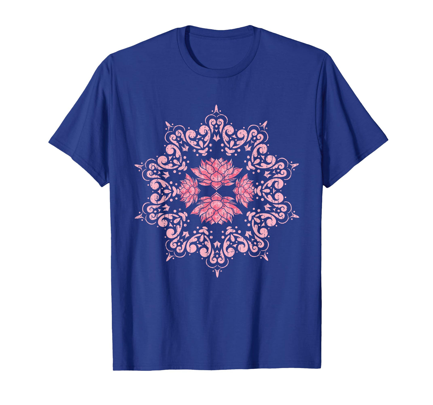 Boho Flower Spiritual Yoga Pilates Prana Art Mandala Lotus T-Shirt