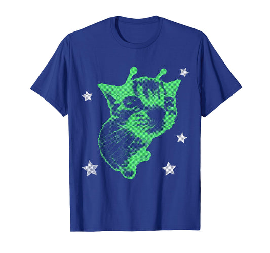 Y2K Alien Cat T-Shirt