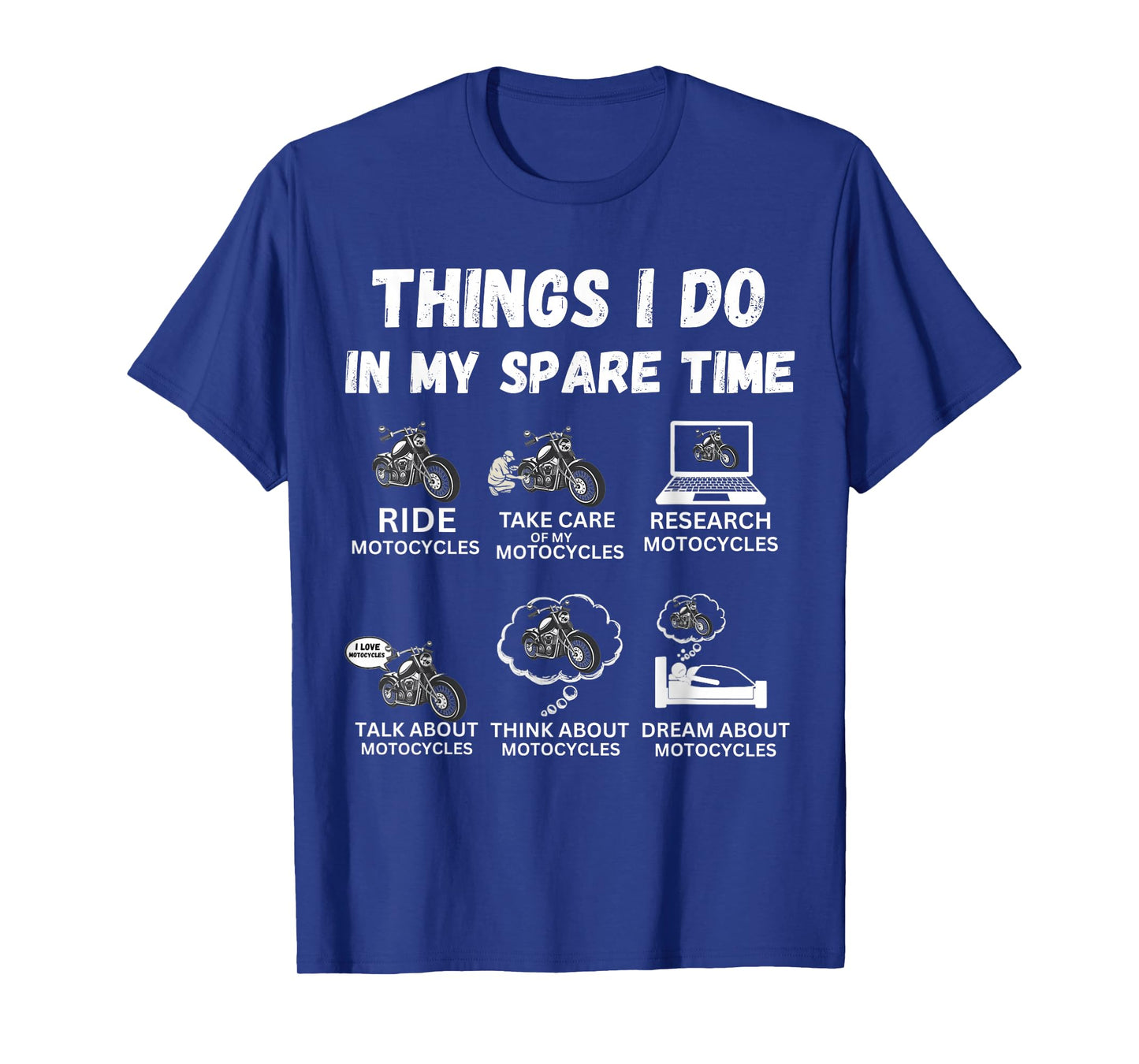 Things I Do in My Spare Time Biker Motorcycle Rider T-Shirt