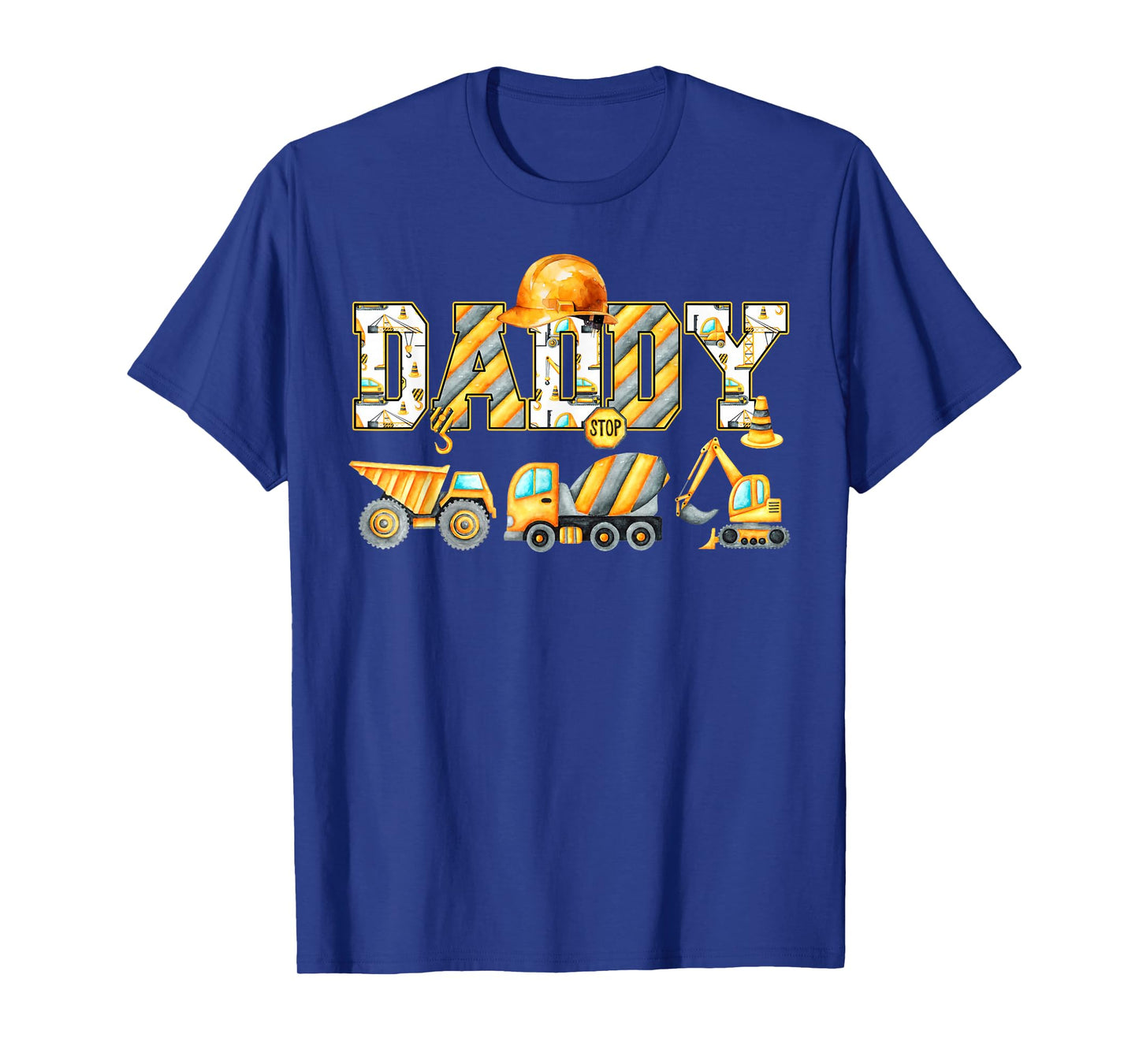 Funny Daddy Construction Excavator Kids Matching Family T-Shirt