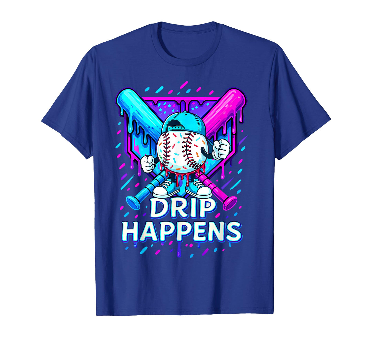 Baseball Lifestyle Apparel Youth Baseball Ice Cream Drip T-Shirt