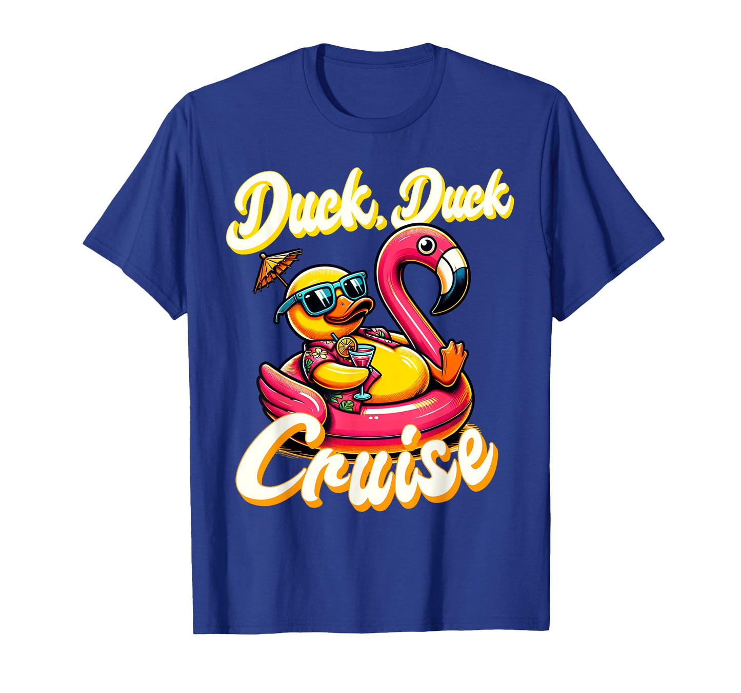 Cruising Ducks Duck Duck Cruise Family Vacation Rubber Duck T-Shirt