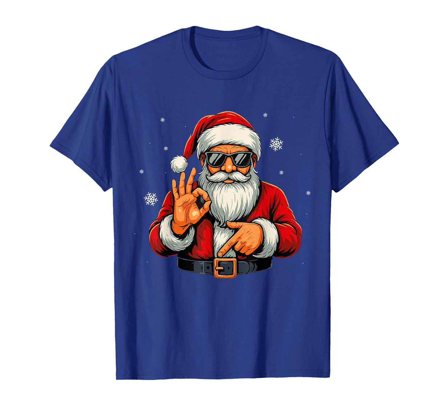 Funny Six Seven 6 7 Meme Santa Men Boys 67 Christmas T-Shirt