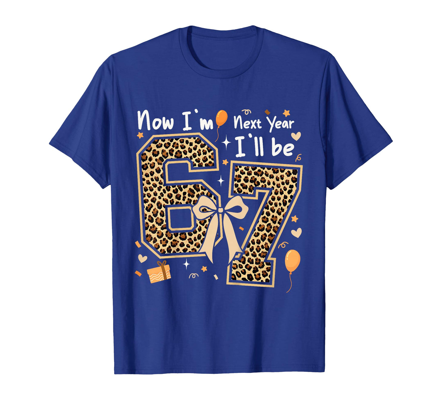 6th Birthday Girl Leopard Animal Print Outfit 6 Year Old 6 7 T-Shirt