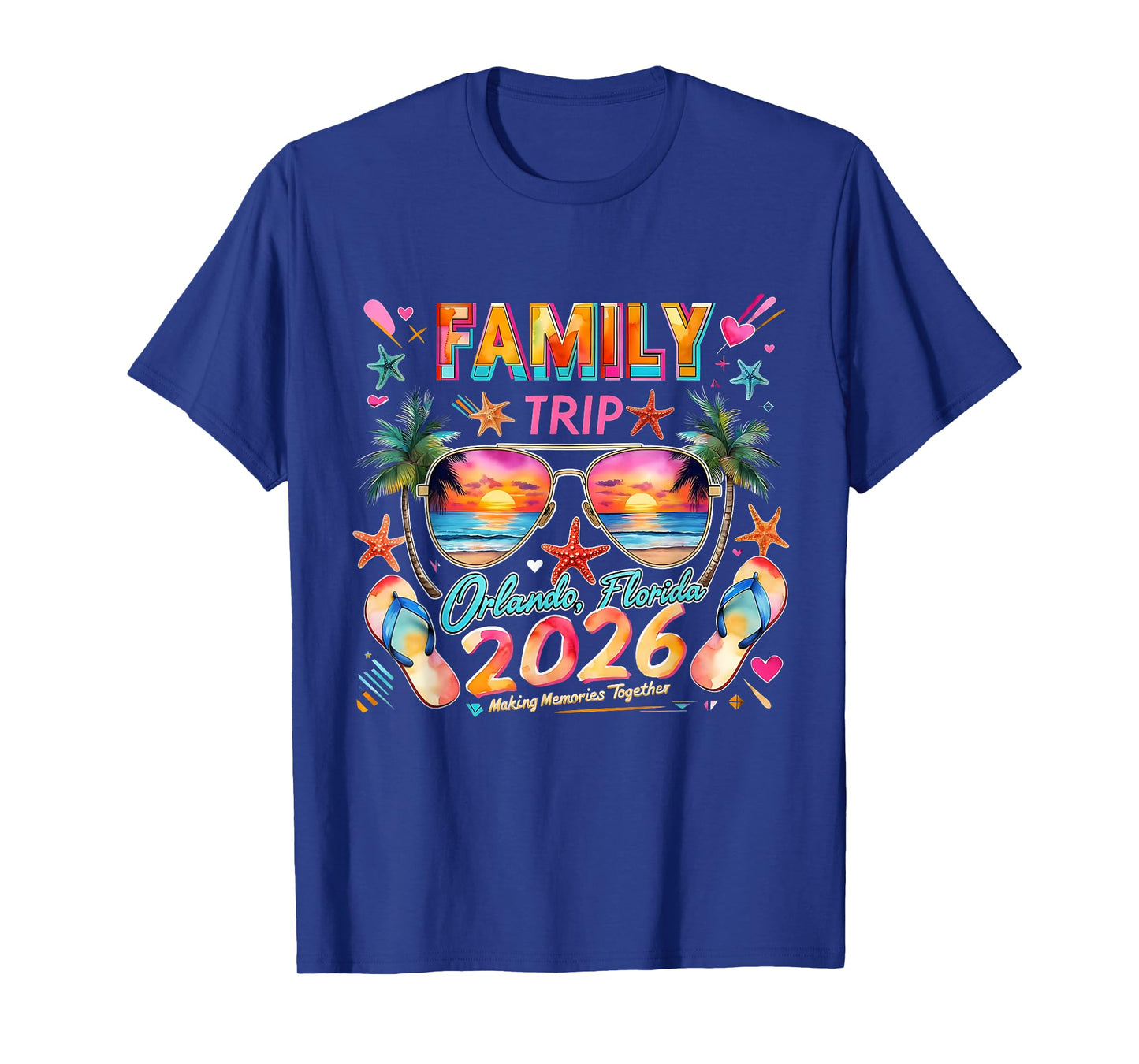 Family Trip Orlando Florida 2026 Making Memories Together T-Shirt