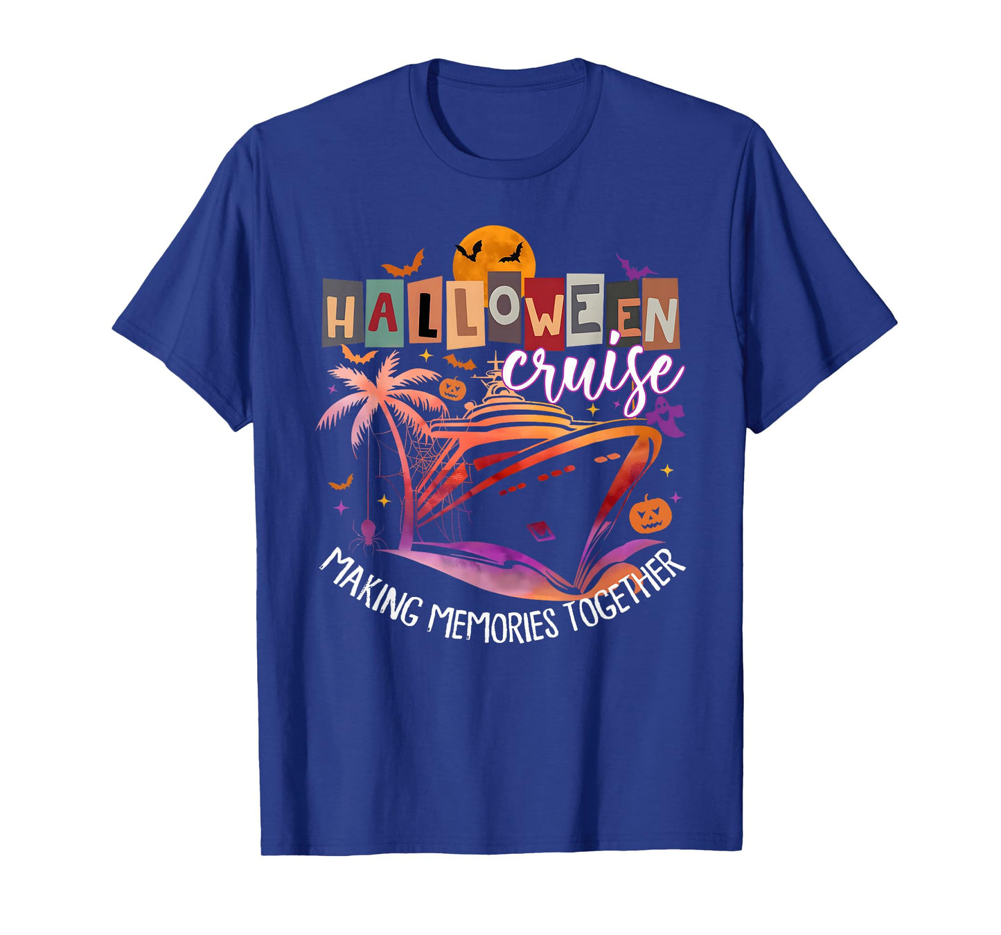 Family Halloween Cruise 2025 Matching Family Cruising Crew T-Shirt