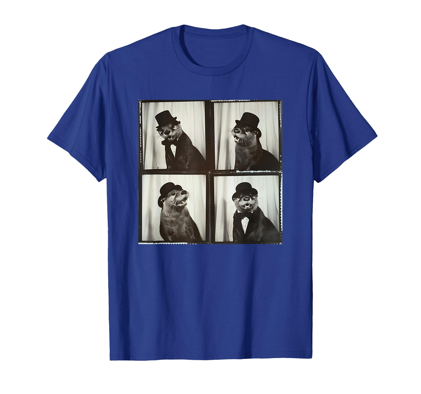 Funny Otter Animal Photobooth T-Shirt