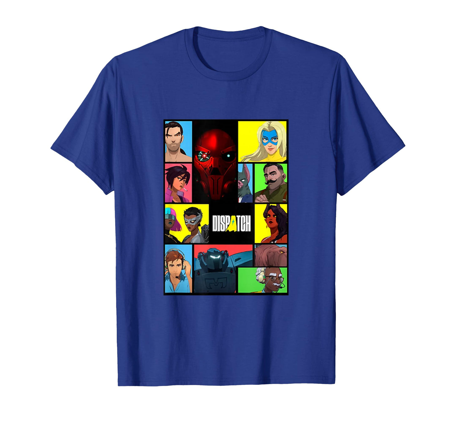 Dispatch Video Game Collage Design T-Shirt