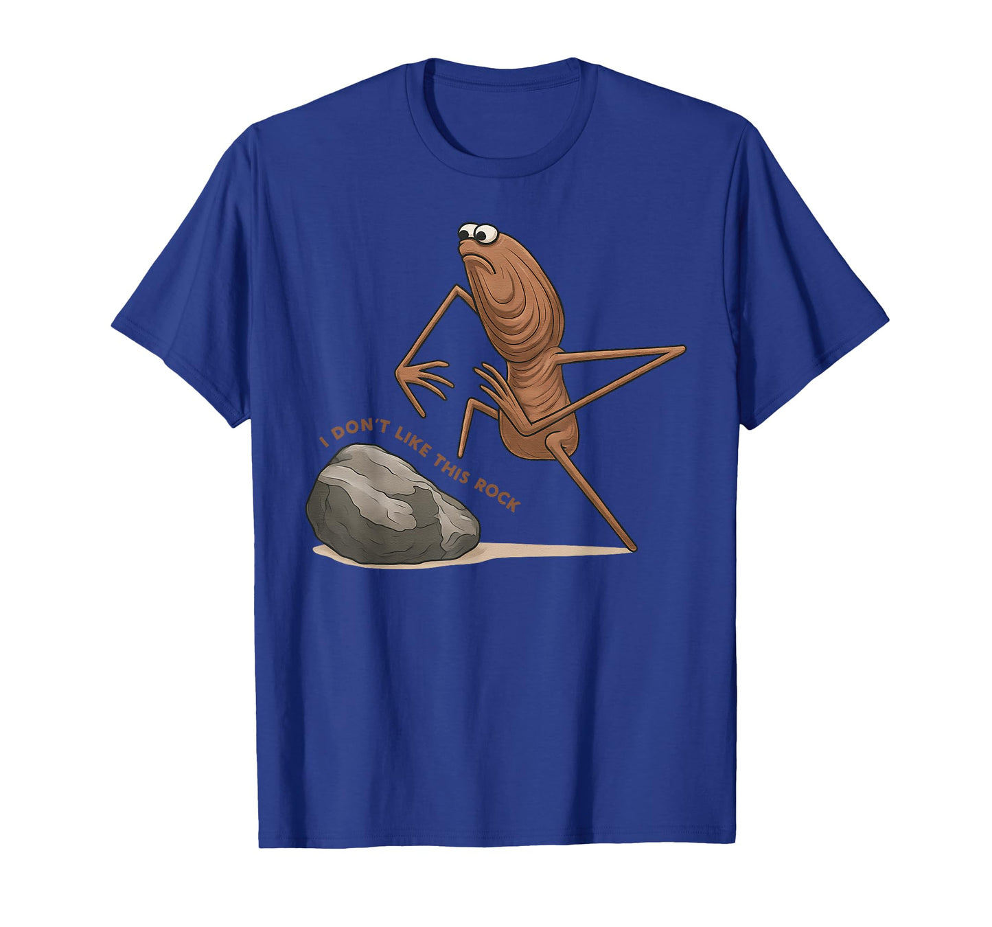 Funny Marcus The Worm I Don't Like This Rock Meme T-Shirt