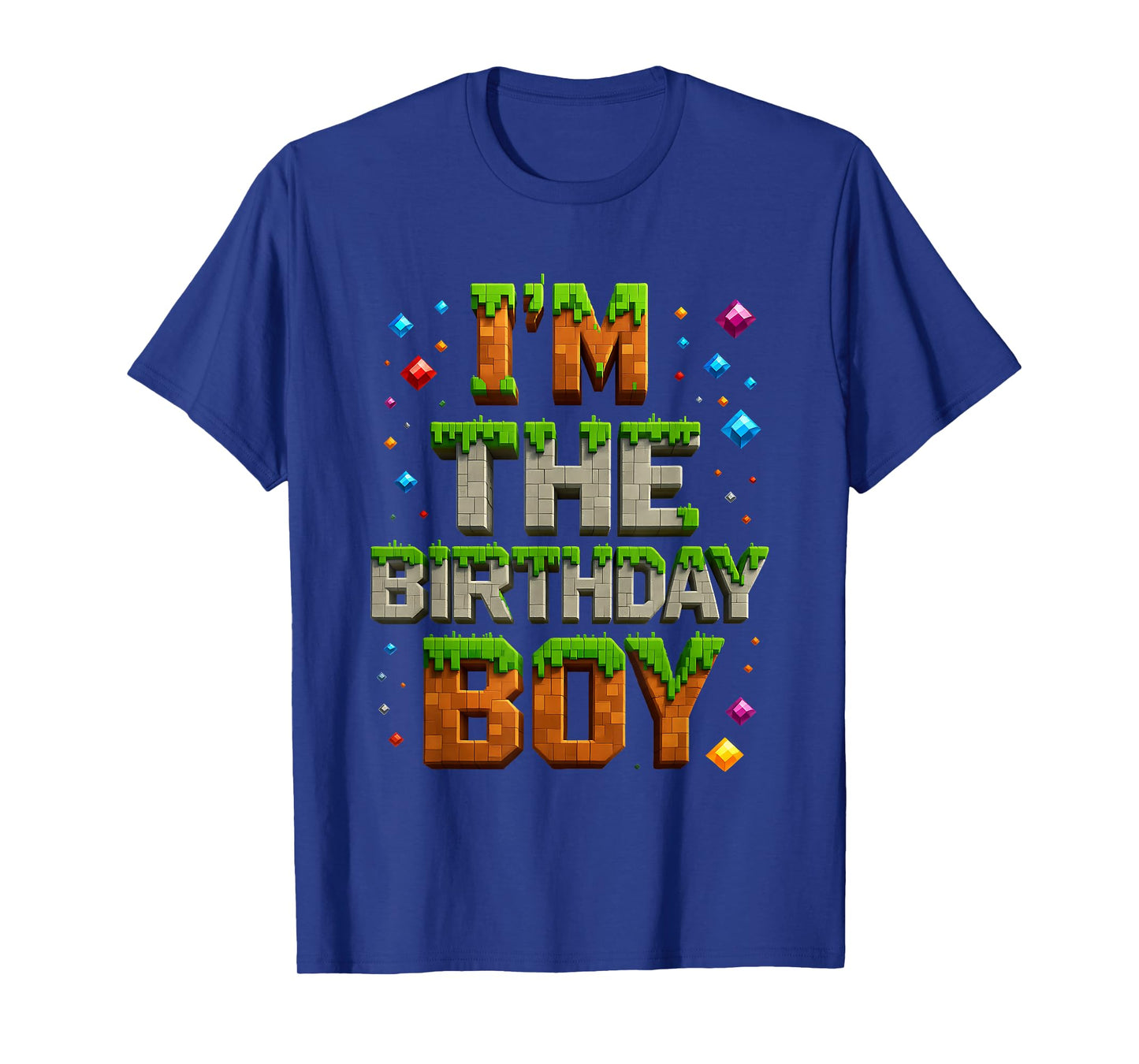 Video Gamer Pixel Number I'm The Birthday Boy Bday Party T-Shirt