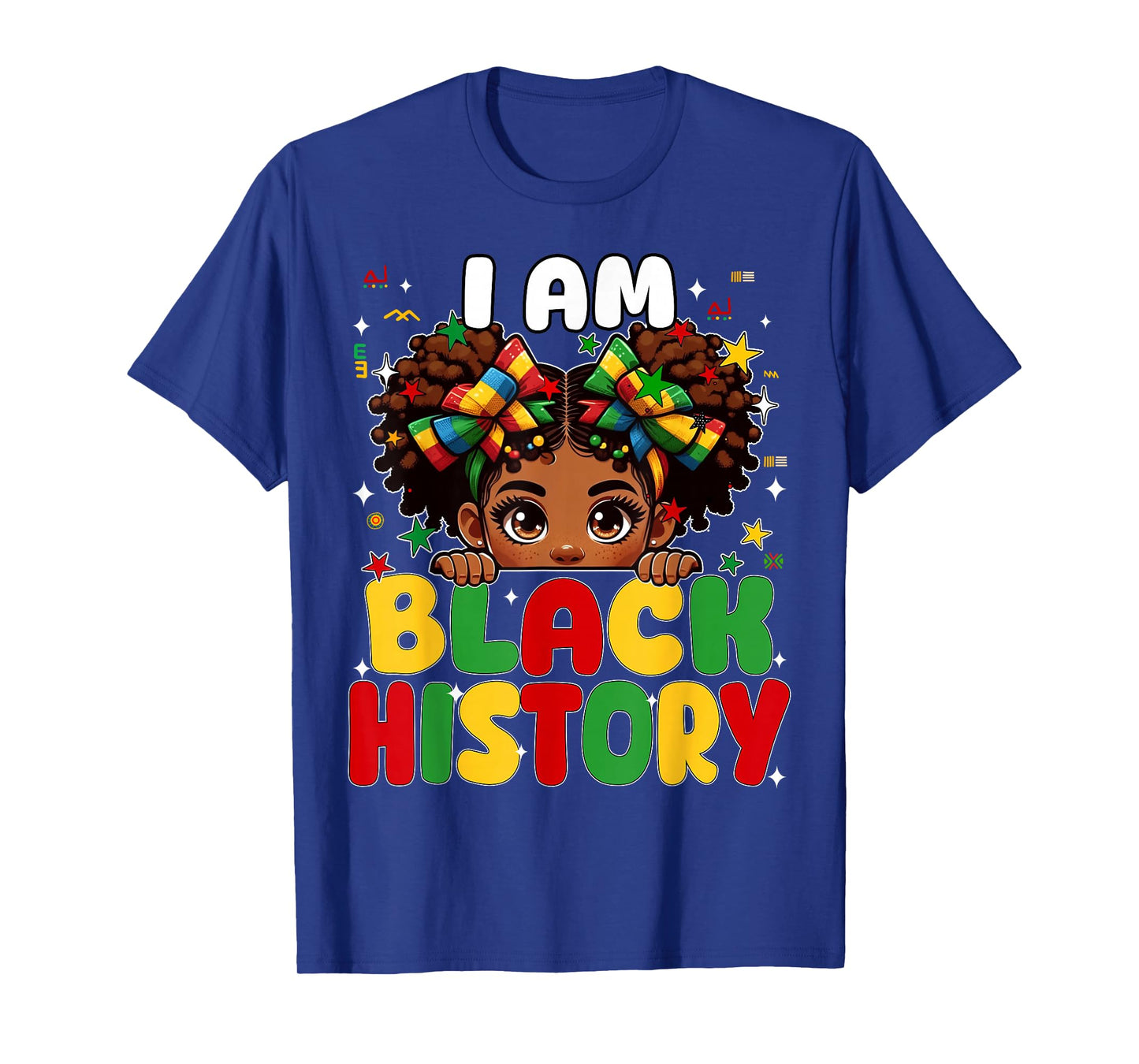 I Am Black History Coquette African American Girl Toddler T-Shirt
