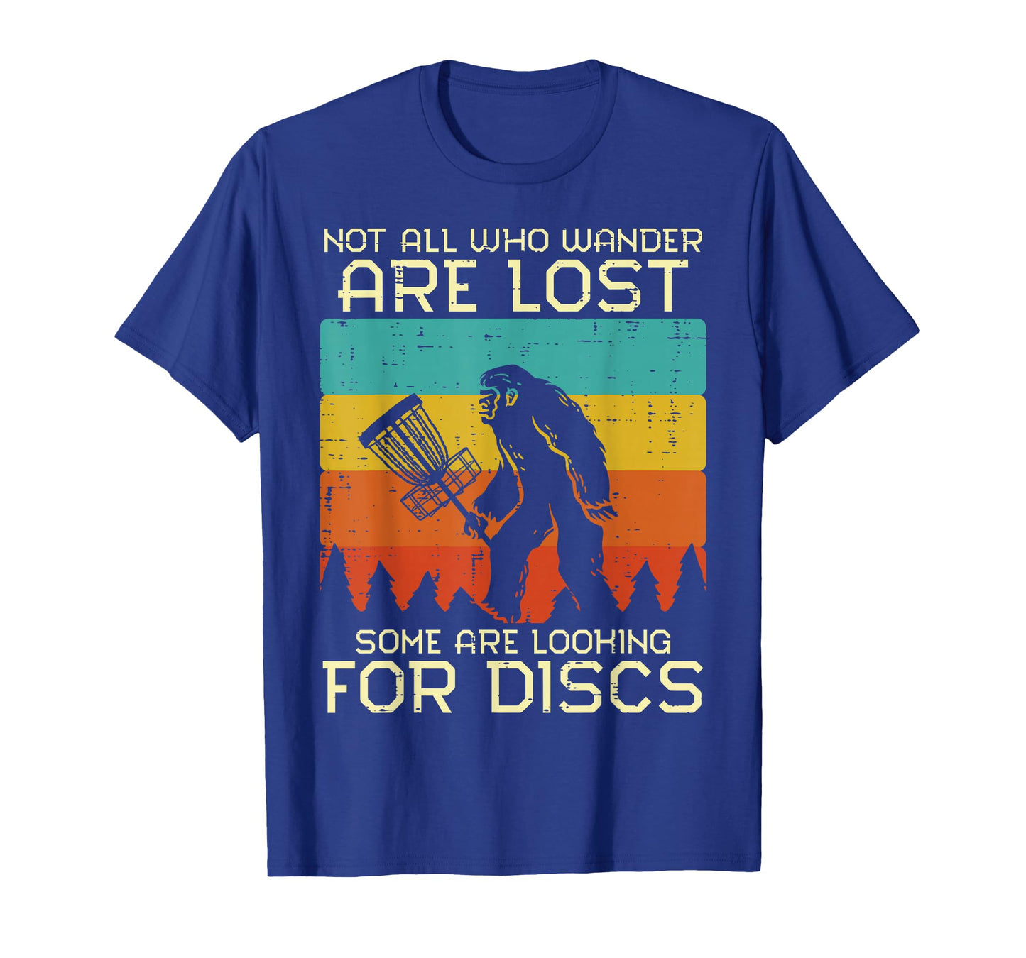 Disc Golf Bigfoot Sasquatch Frisbee Frolf Men Women Kids T-Shirt