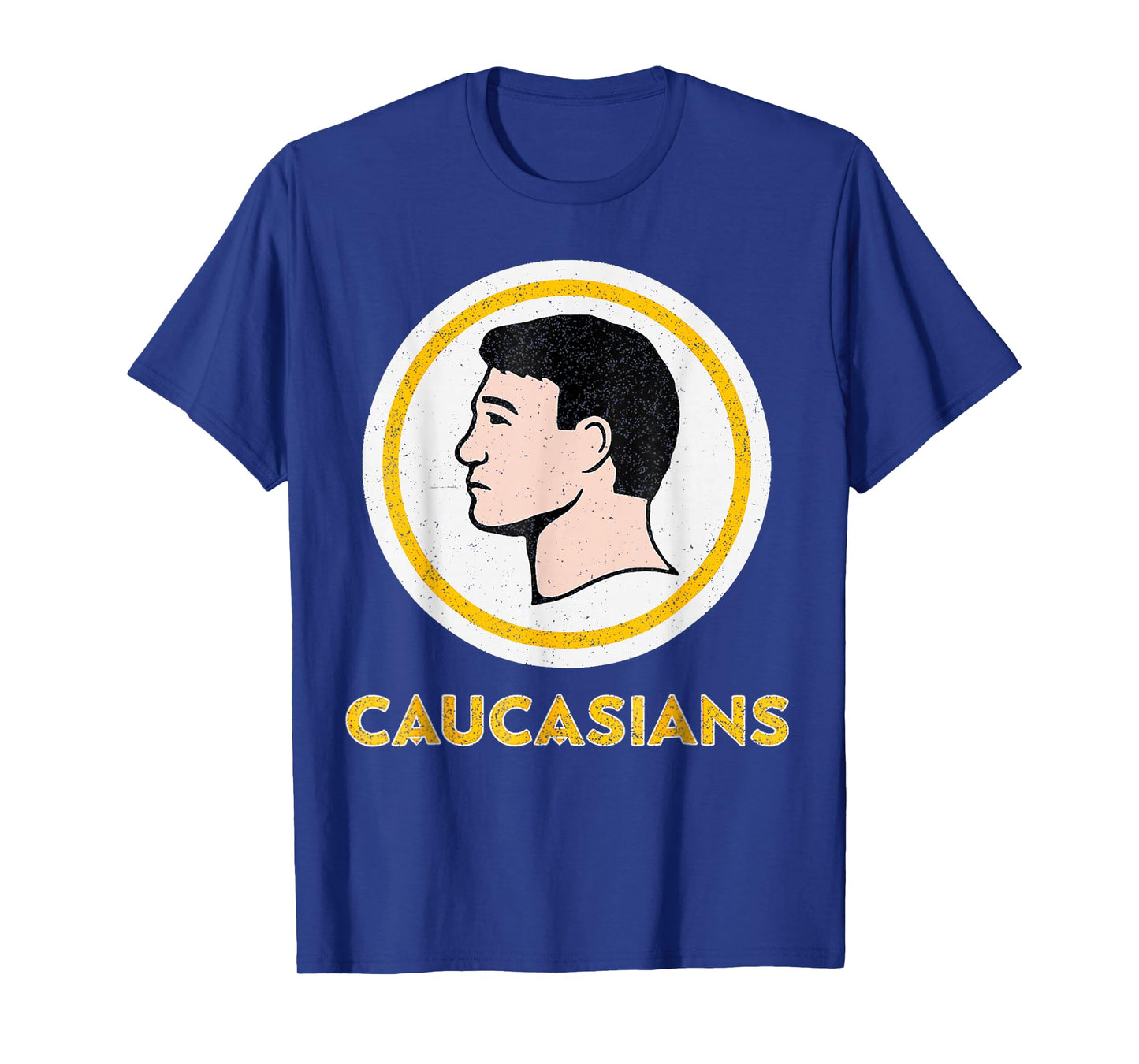 Caucasians Funny Vintage Caucasians Pride T-Shirt