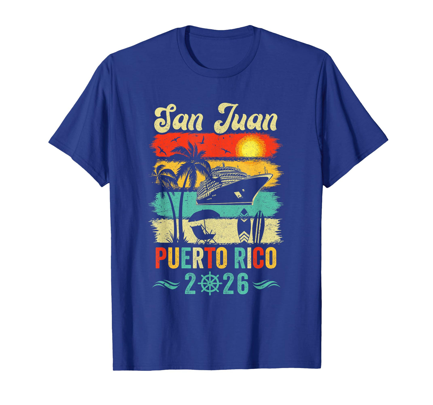 Family Vacation Puerto Rico San Juan 2026 Beach Summer T-Shirt