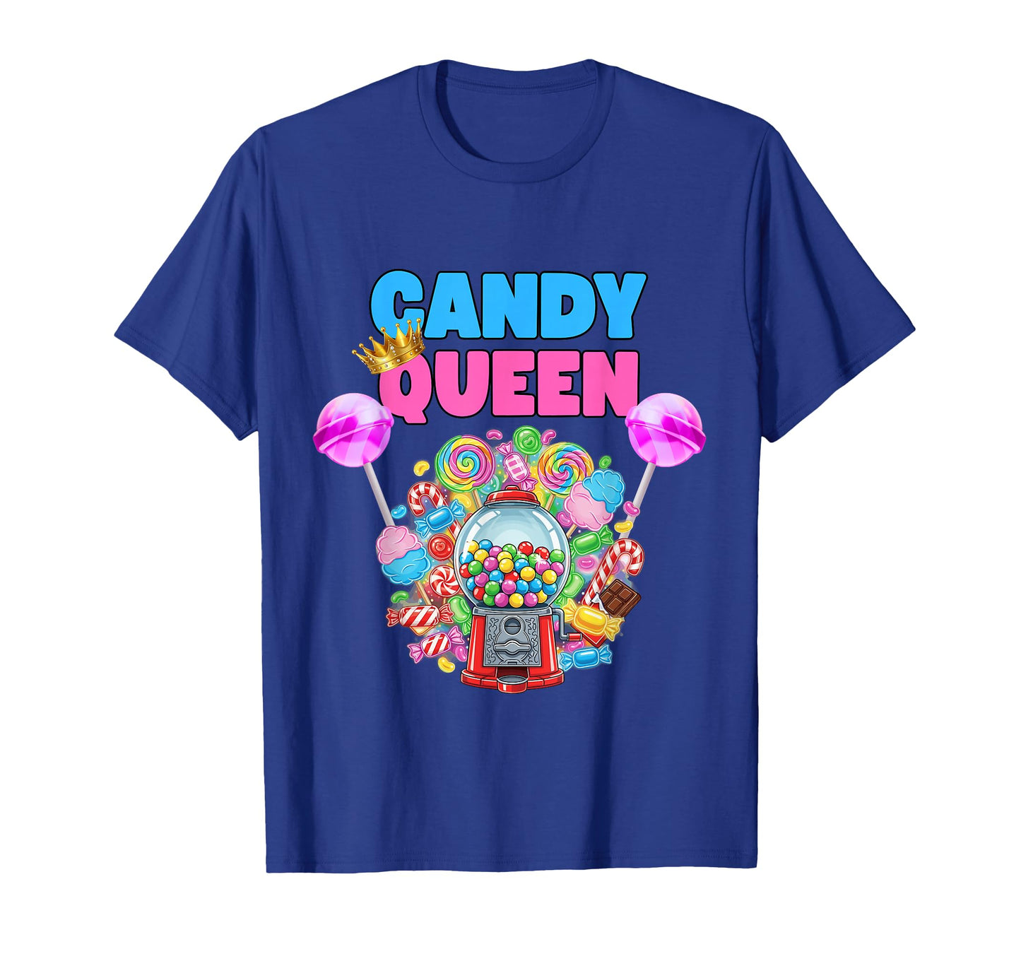Candy Queen Shirt Funny Lollipop Candy Lover Humor T-Shirt