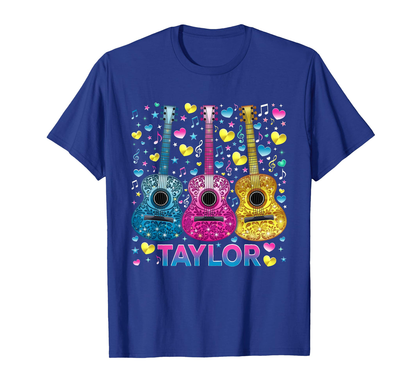 Funny Girl Retro Taylor First Name Personalized Groovy 80's T-Shirt