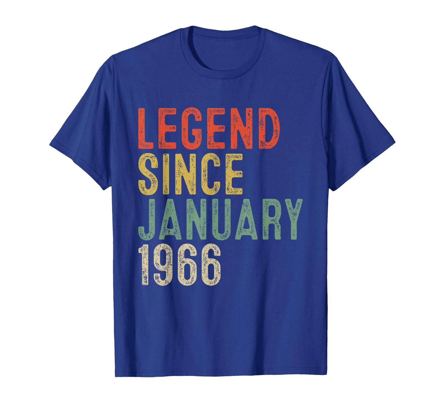 Legend Since January 1966 60th Birthday Gifts 60 Year Old T-Shirt