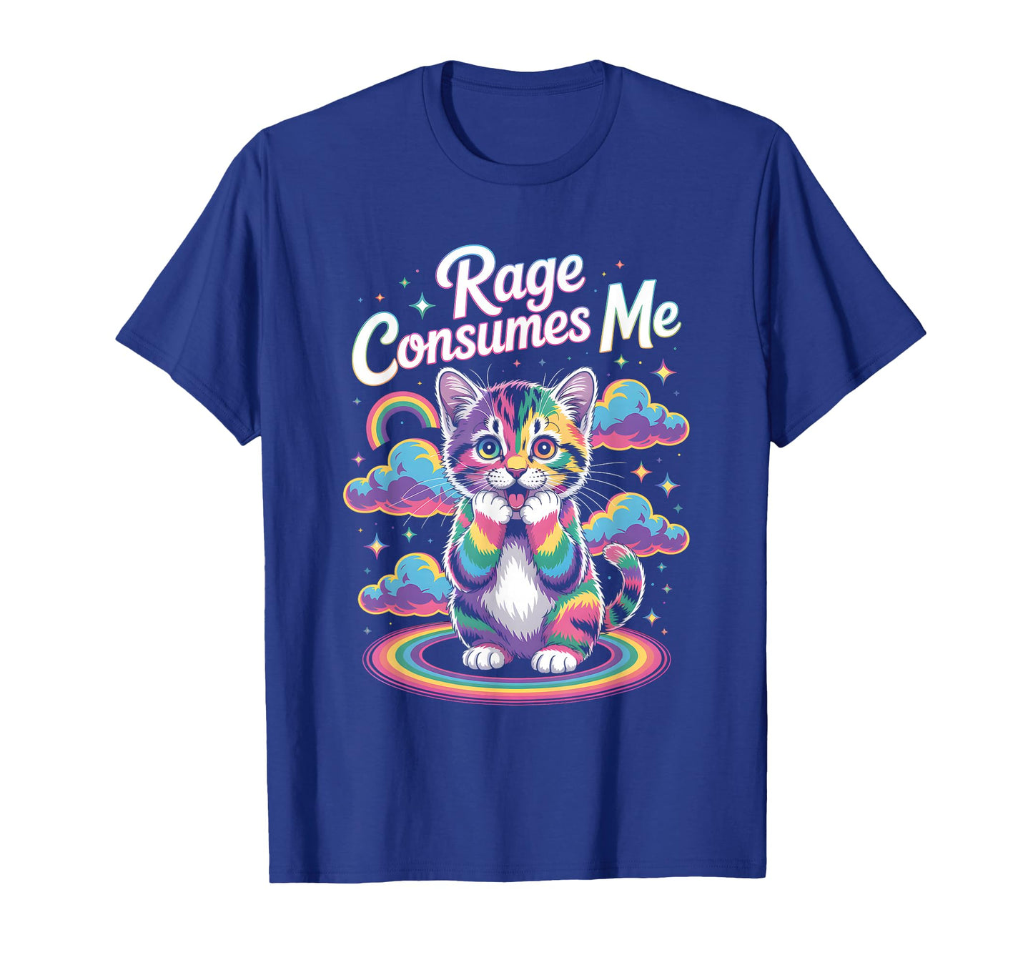 Rage Consumes Me T Shirt Cute Cat Meme T-Shirt
