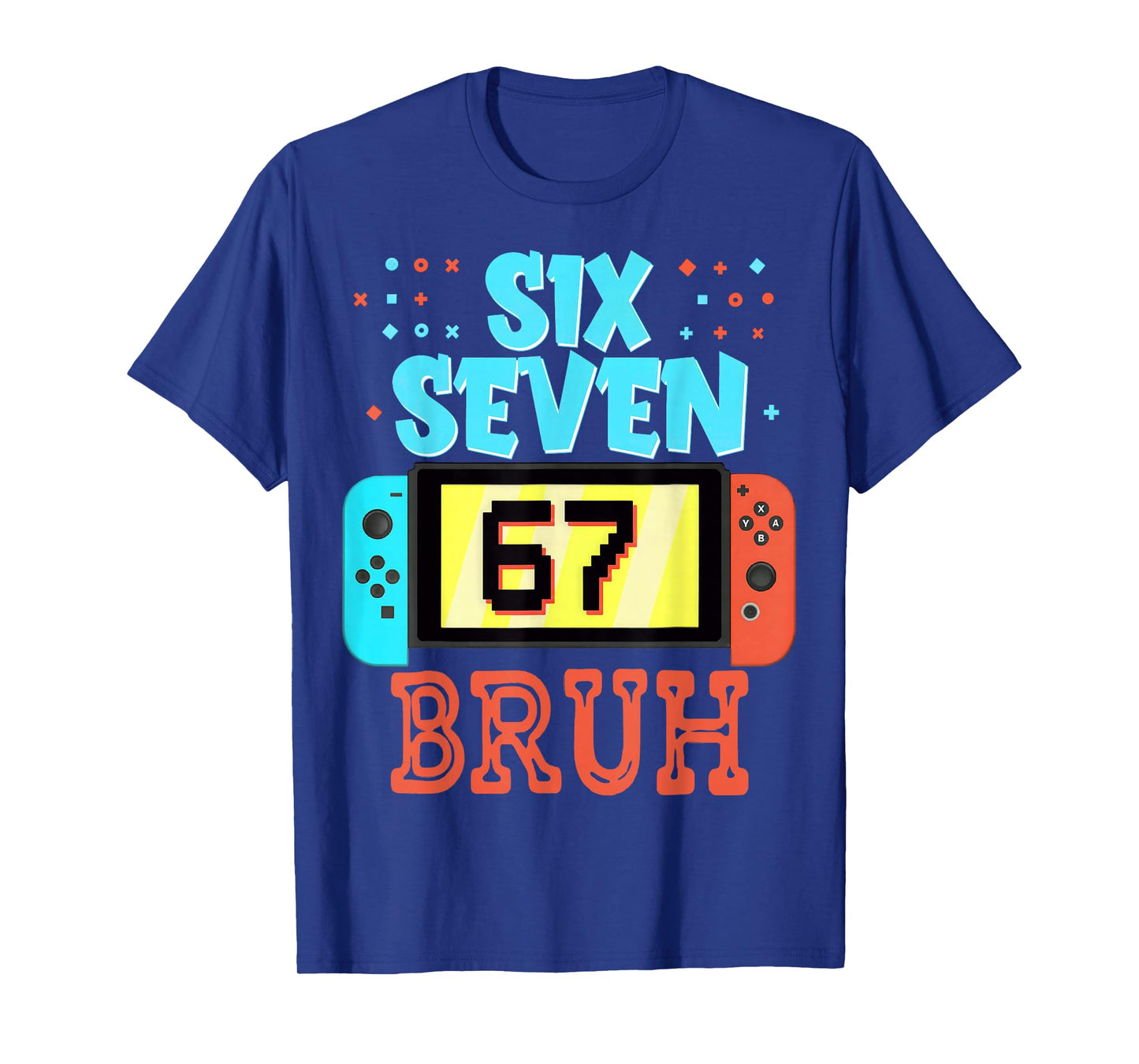Six Seven 67 Bruh Funny Gamer Birthday Meme for Kids Boys T-Shirt