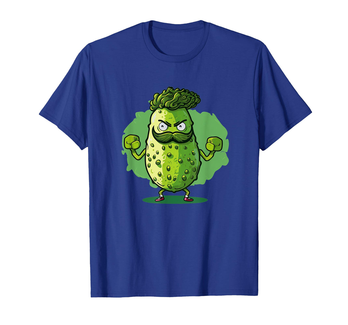 Funny looking pickle outfit with muscle for gym fans T-Shirt