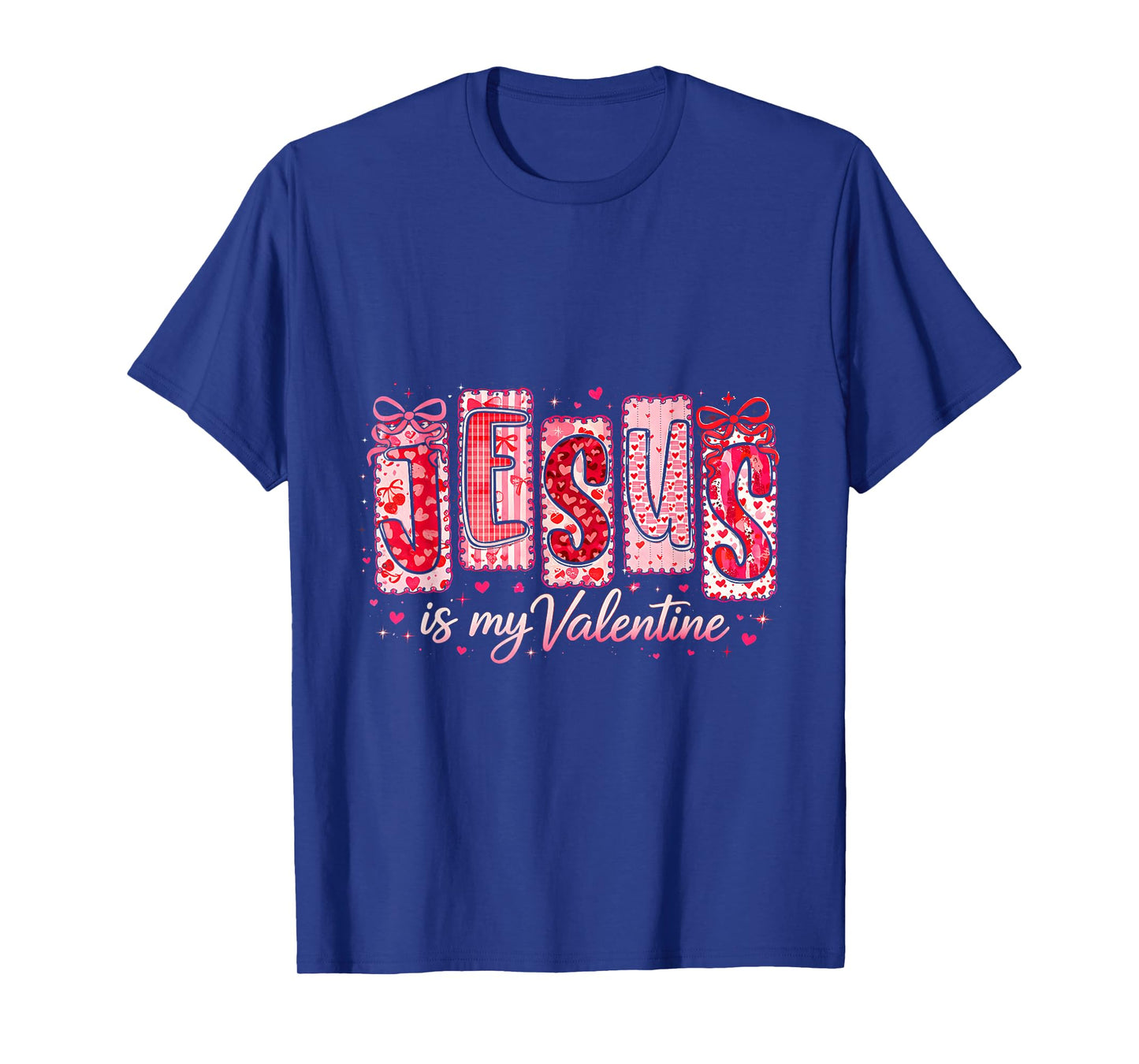 Jesus Loves Me God Religious Christian Valentine Coquette T-Shirt