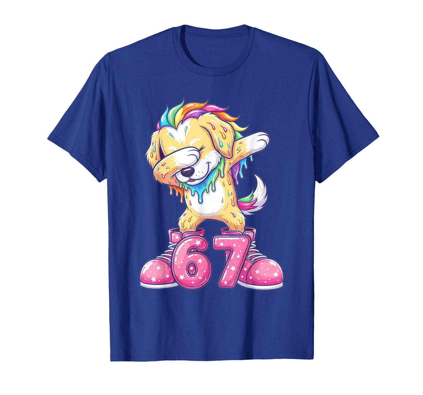 67 Christmas Funny 67 Brainrot Youth Kids Dog 67 T-Shirt