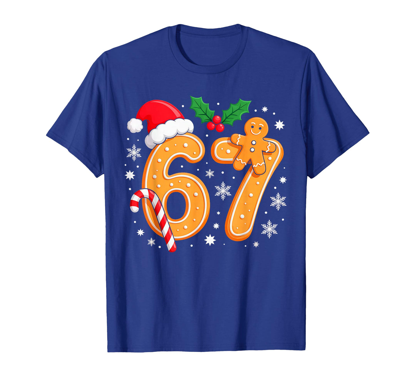 6 7 Meme Christmas 67 Six Seven Cookies Gingerbread T-Shirt