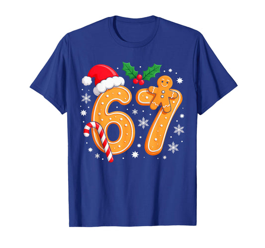 6 7 Meme Christmas 67 Six Seven Cookies Gingerbread T-Shirt
