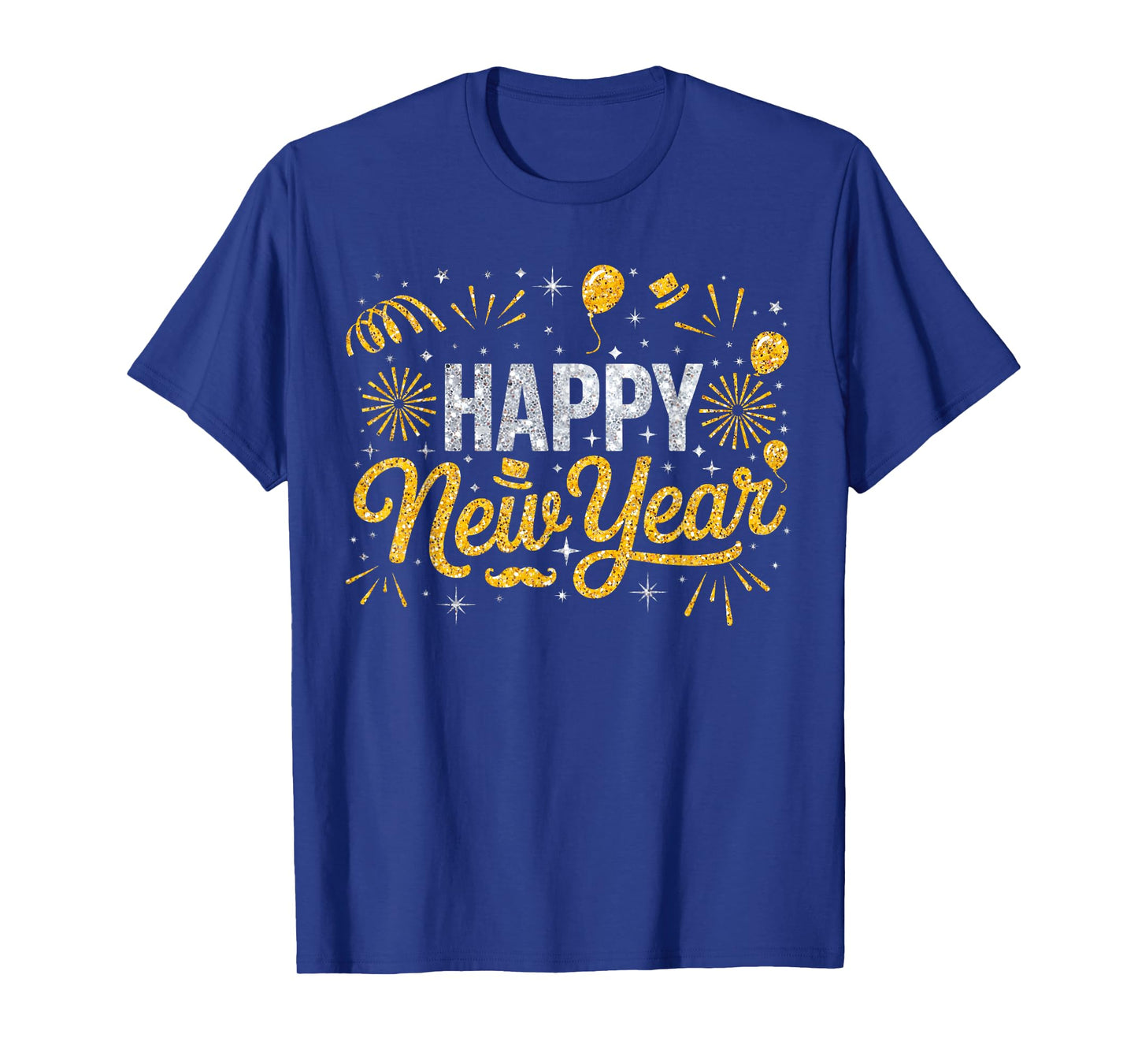 Happy New Year's Eve 2026 Fireworks Balloons Family Matching T-Shirt