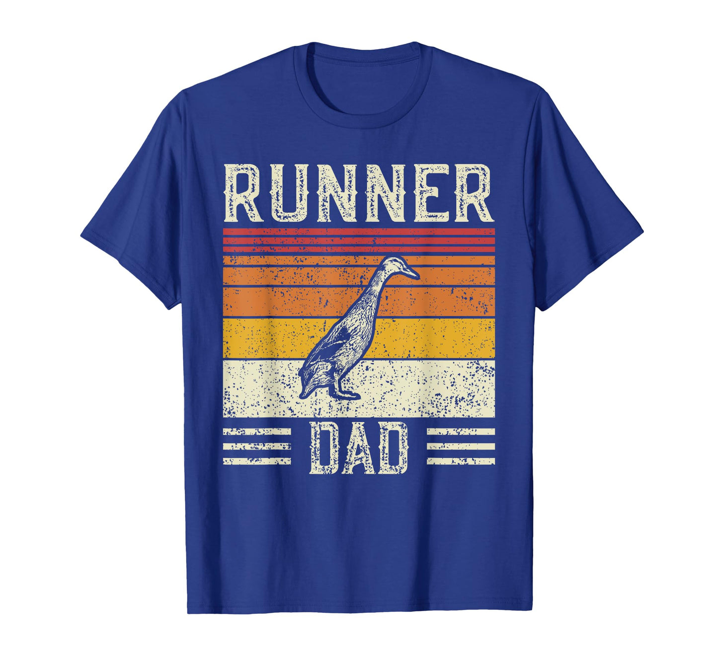 Best Duck Dad Men - Vintage Runner Duck T-Shirt
