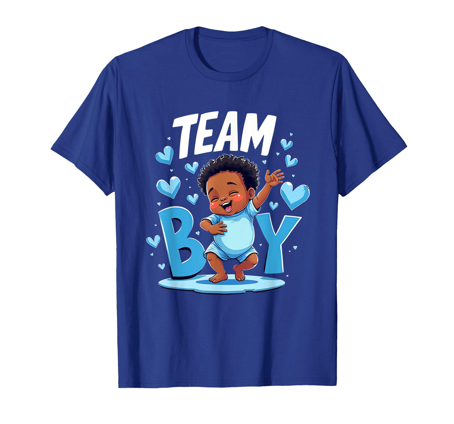 Team Boy Design Gender Reveal New Baby Boy T-Shirt
