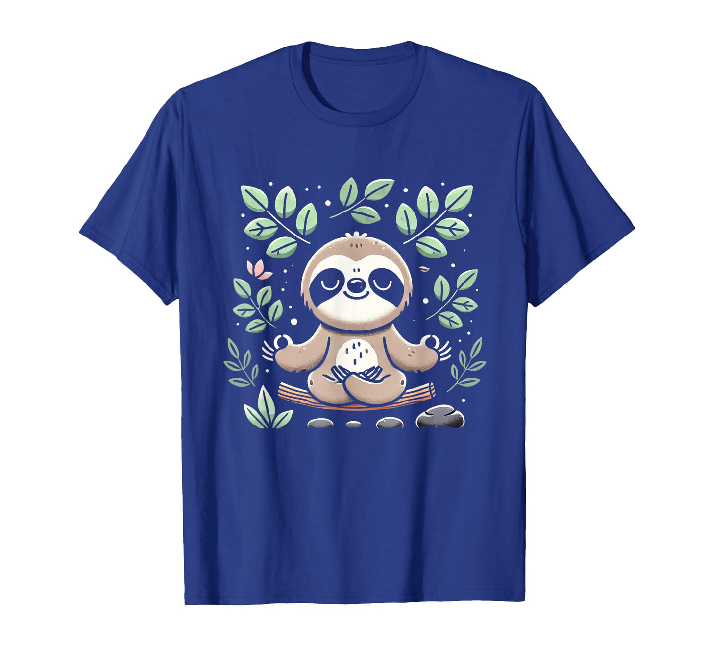 Cute Funny Sloth Meditating Meditation Peace Zen Sloth T-Shirt