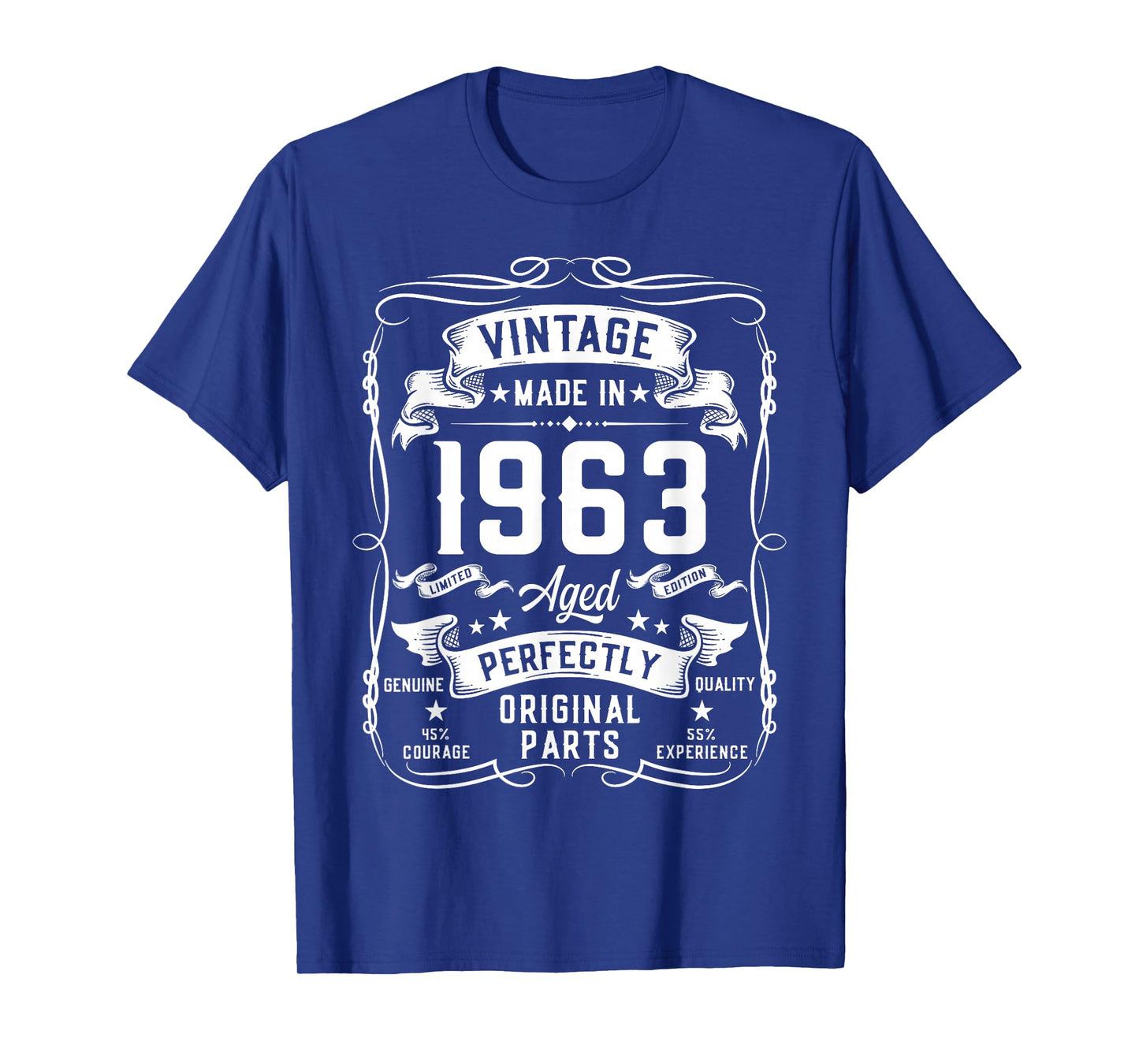 Vintage 1963 63yr 63rd Birthday Gifts for Men 63 Years Old T-Shirt