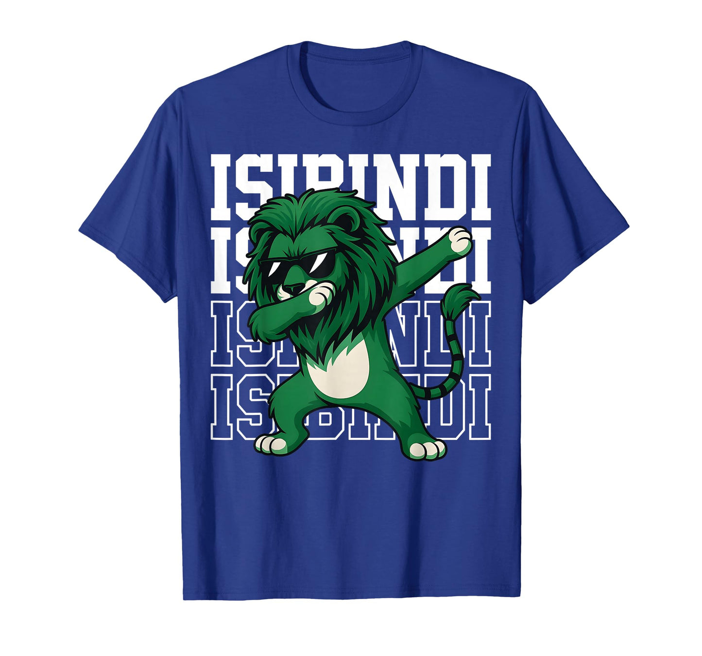 Vintage Isibindi Name Dab Cool Animal Gift for Men Women Kid T-Shirt