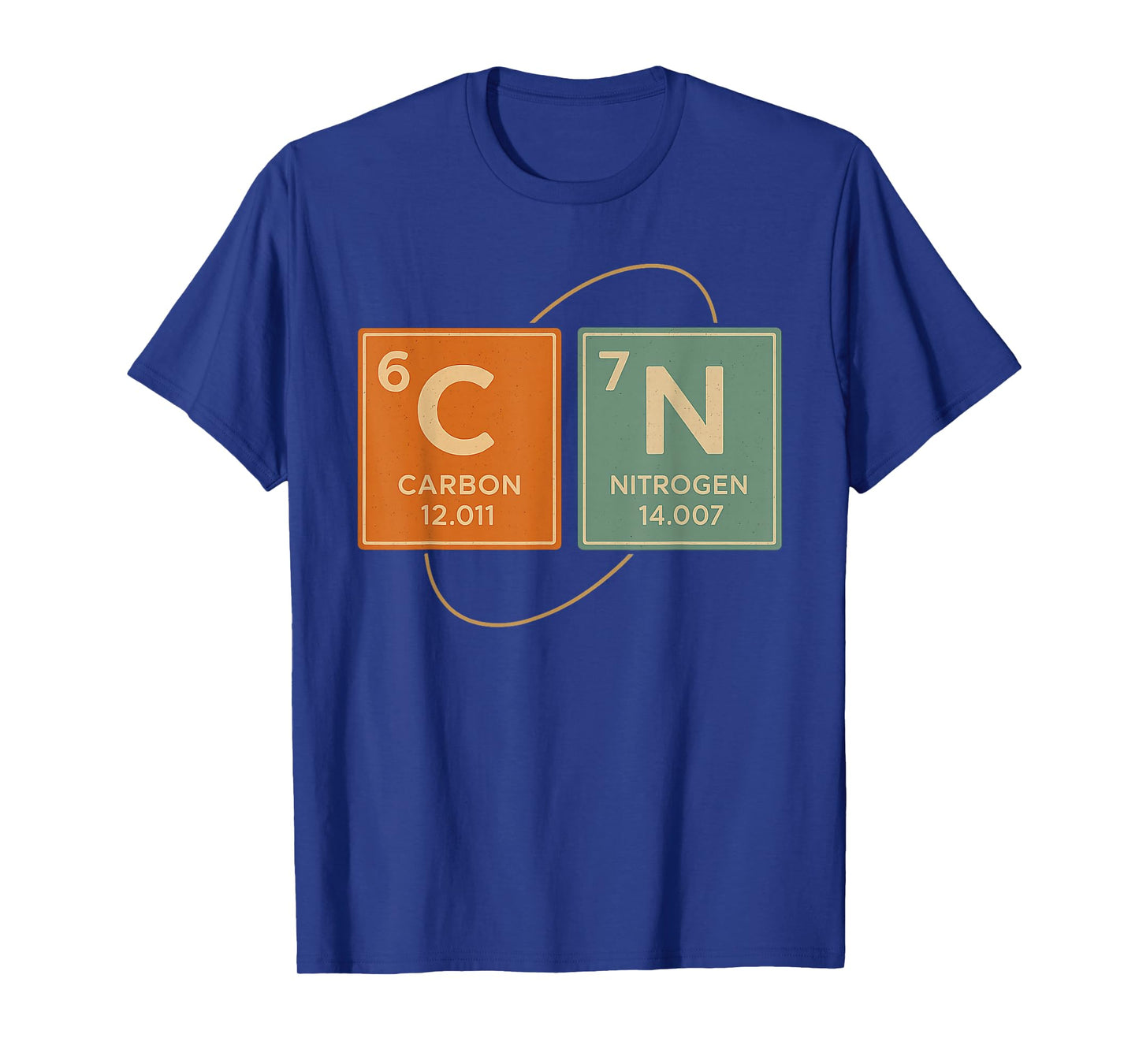 Retro Funny 6 7 Carbon Nitrogen Periodic Design T-Shirt
