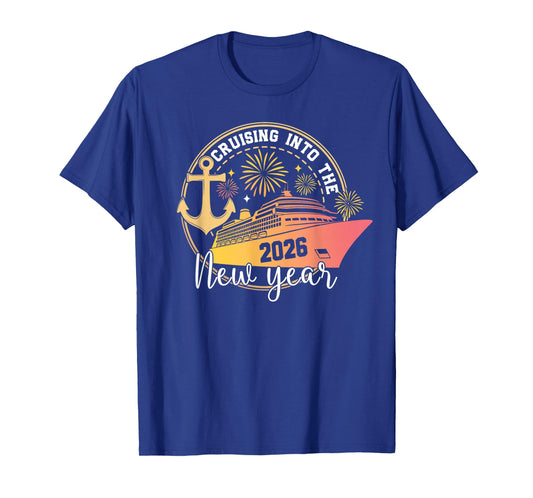 Cruising Into The New Year 2026 Happy Family Trips T-Shirt