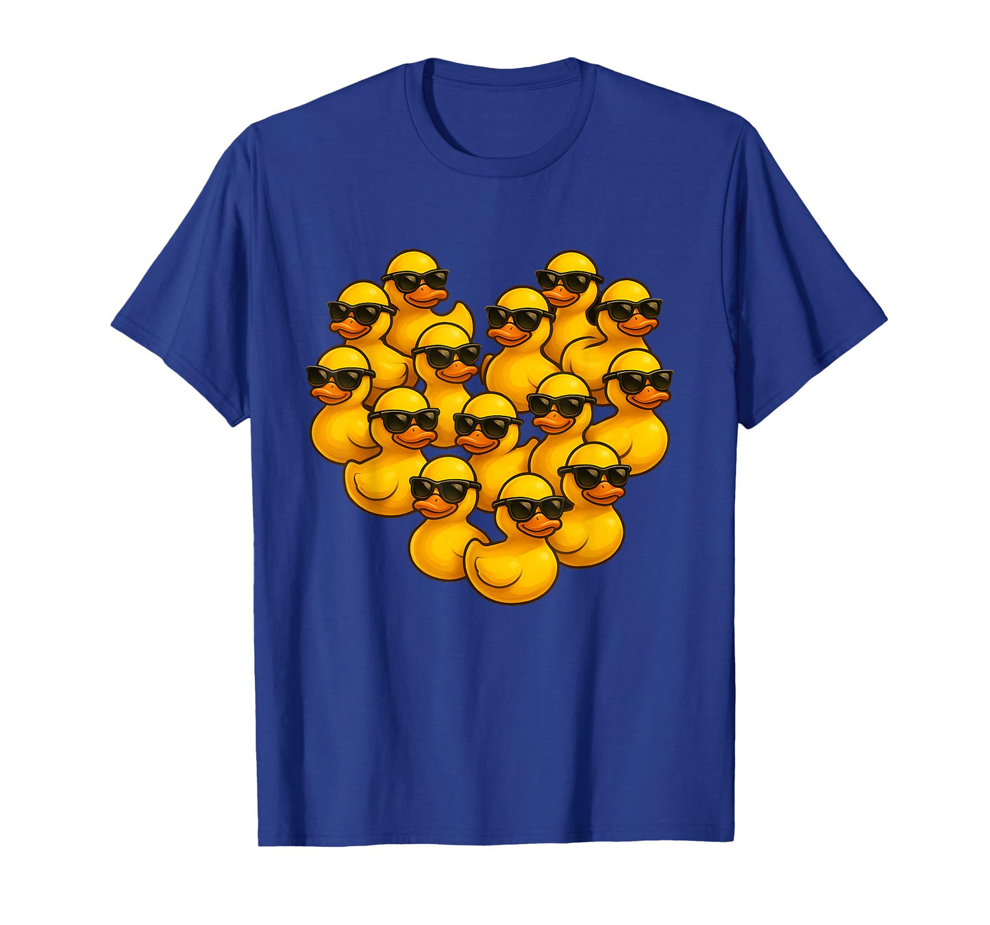 funny duck pajamas for women men kids Duck heart Symbol Love T-Shirt