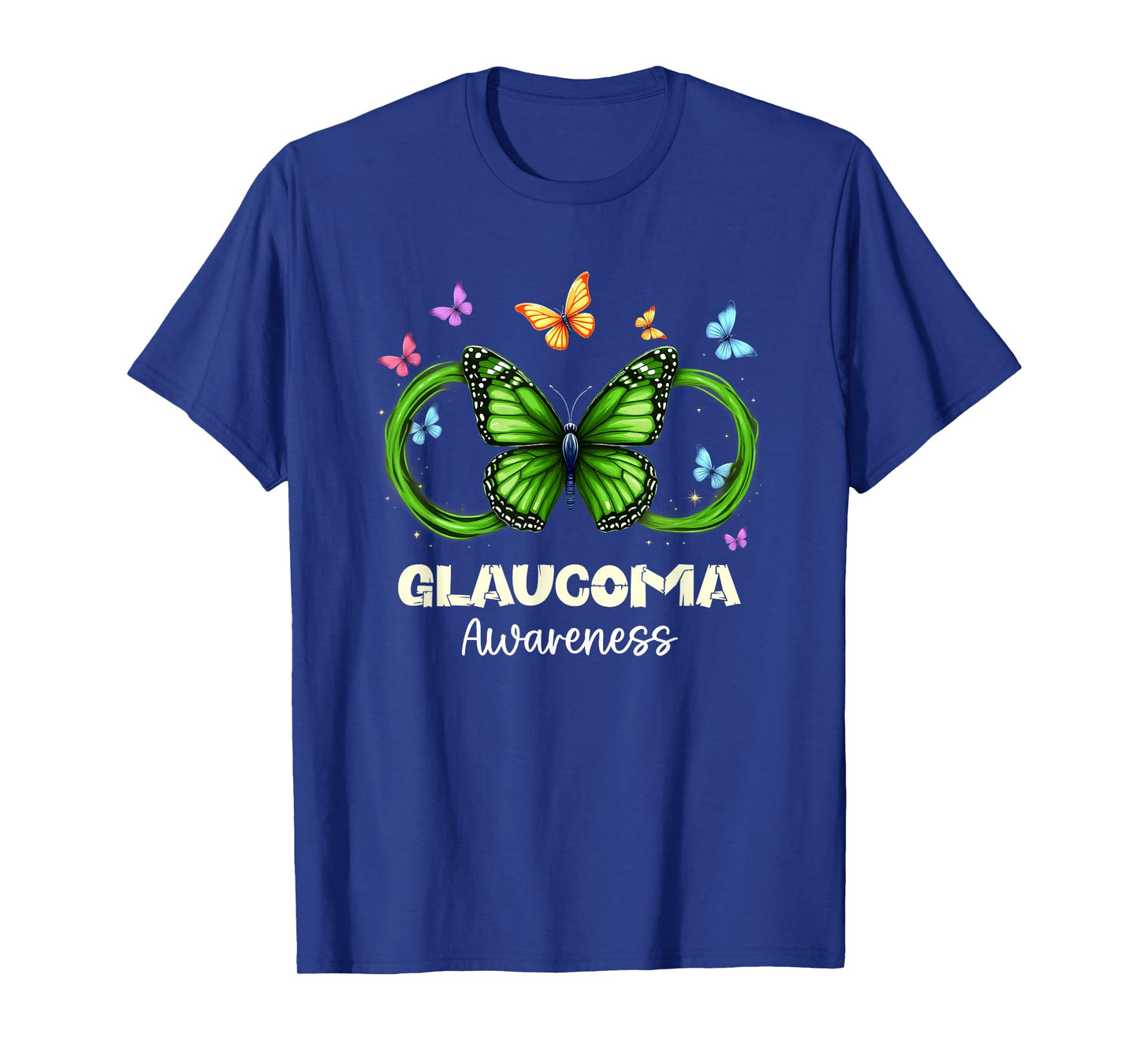 Butterfly Infinity Glaucoma Awareness T-Shirt