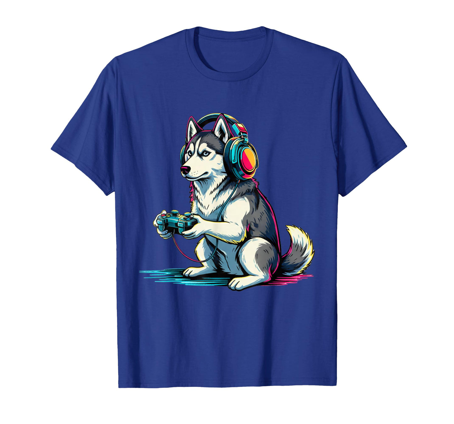 Husky Funny Video Games Husky T-Shirt