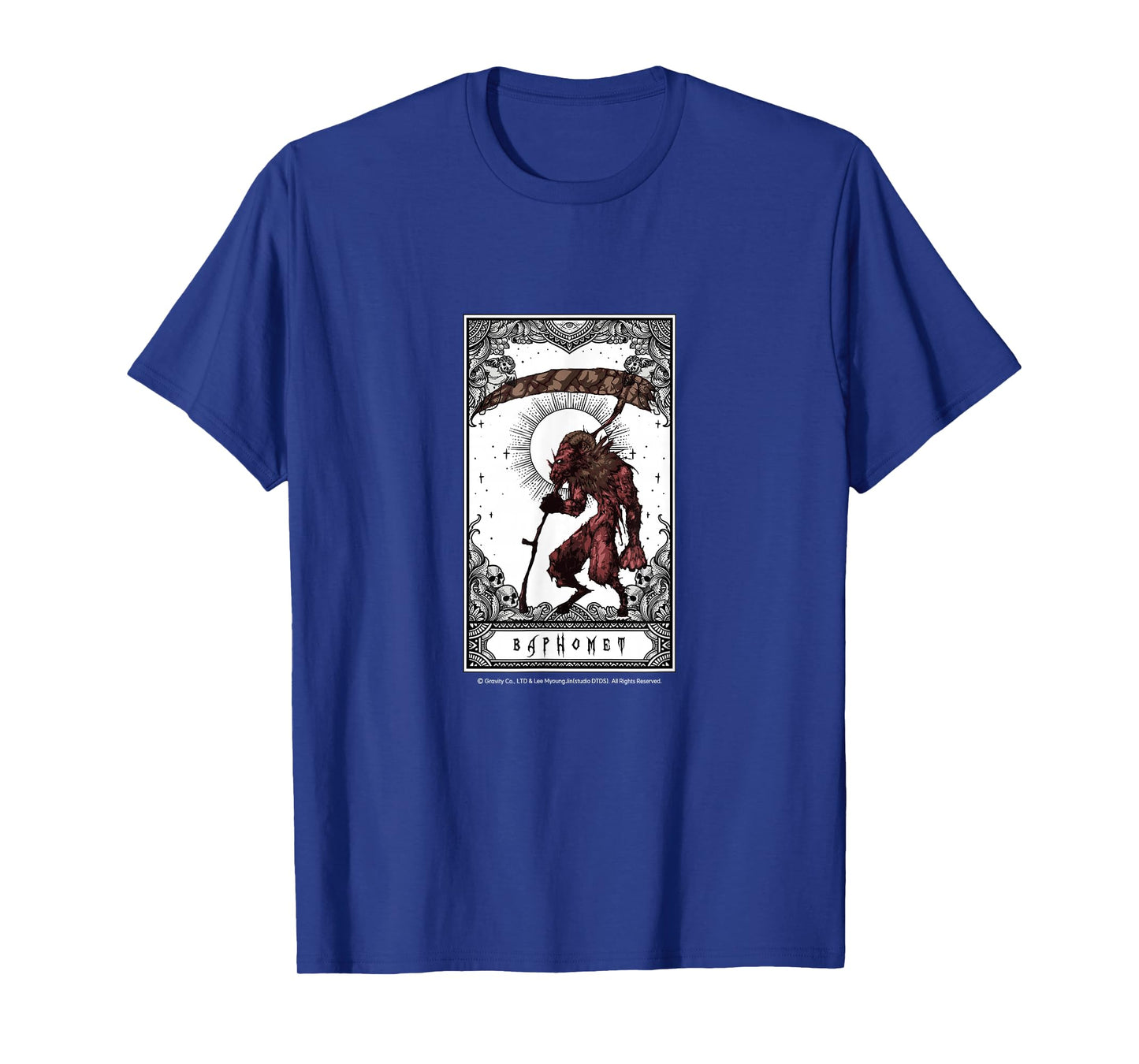 Ragnarok Baphomet – Dark Fantasy Boss Monster Art T-Shirt