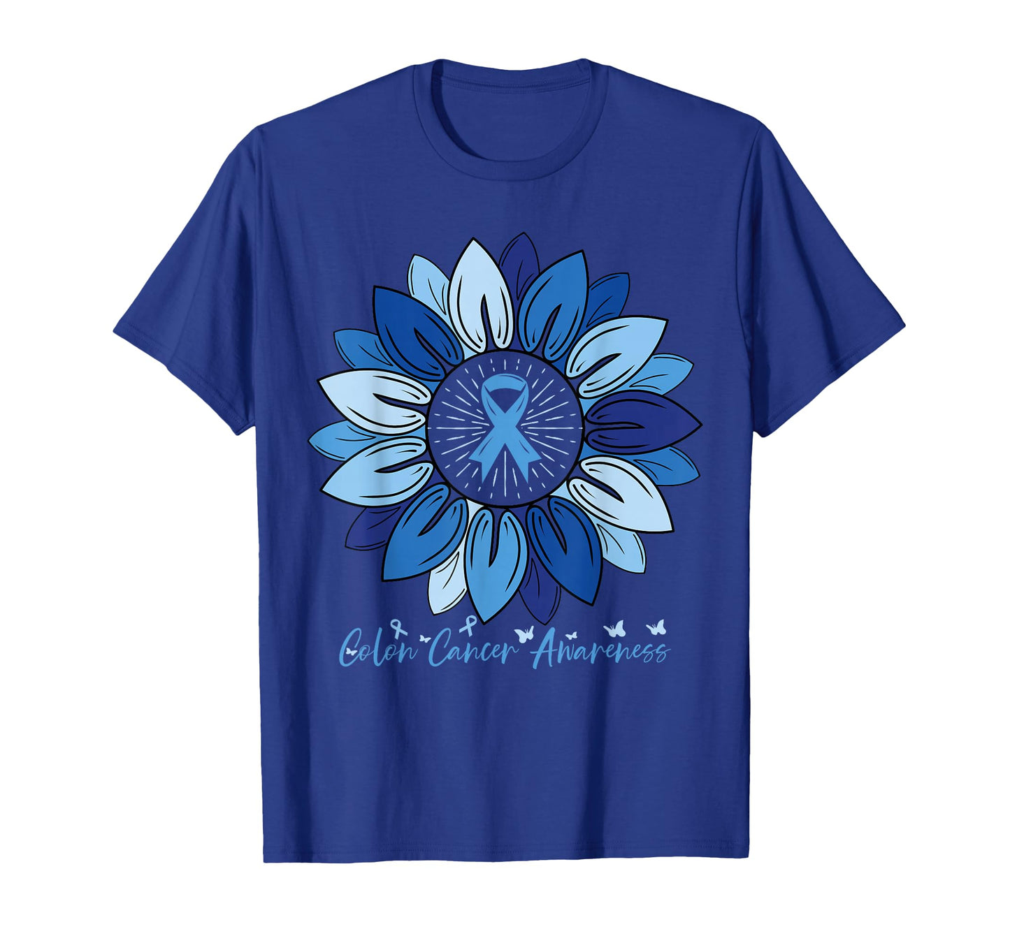 Sunflower Colon Cancer Awareness Month T-Shirt